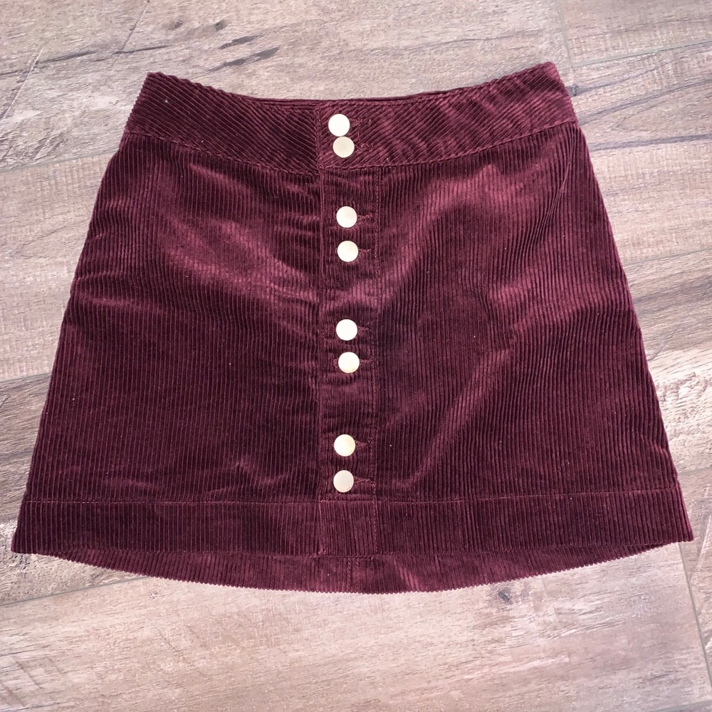 Corduroy skirt